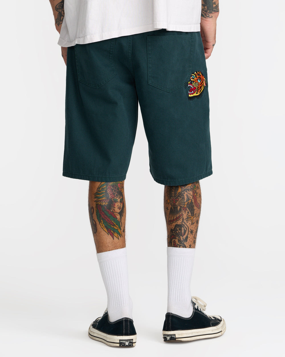 Kaleb 5 Pocket Short 21" Shorts - Hunter Green