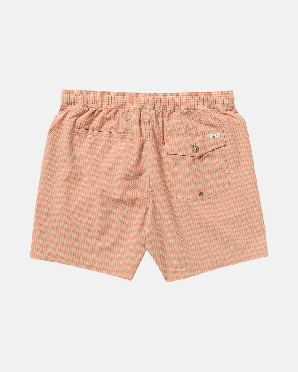 Exotica Seersucker Elastic 17" Short - Apricot