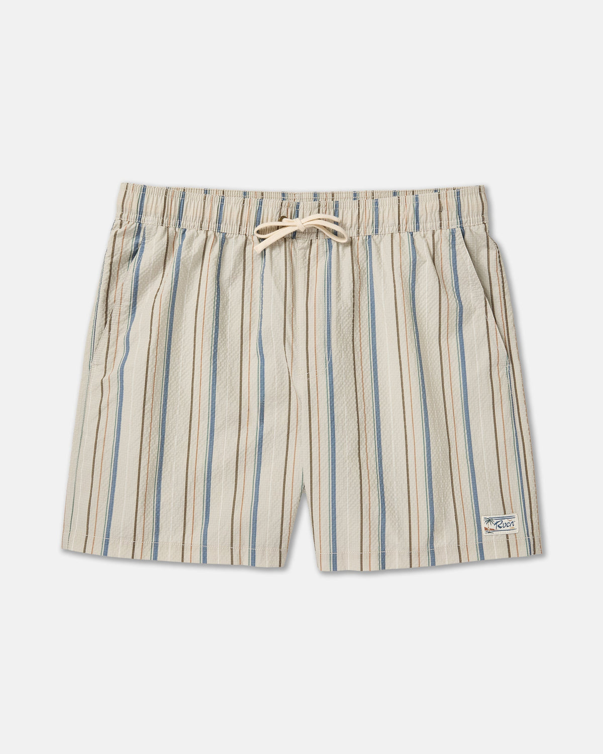 Exotica Seersucker Elastic 17" - Light Khaki