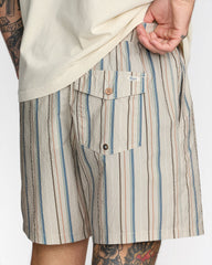 Exotica Seersucker Elastic 17" - Light Khaki