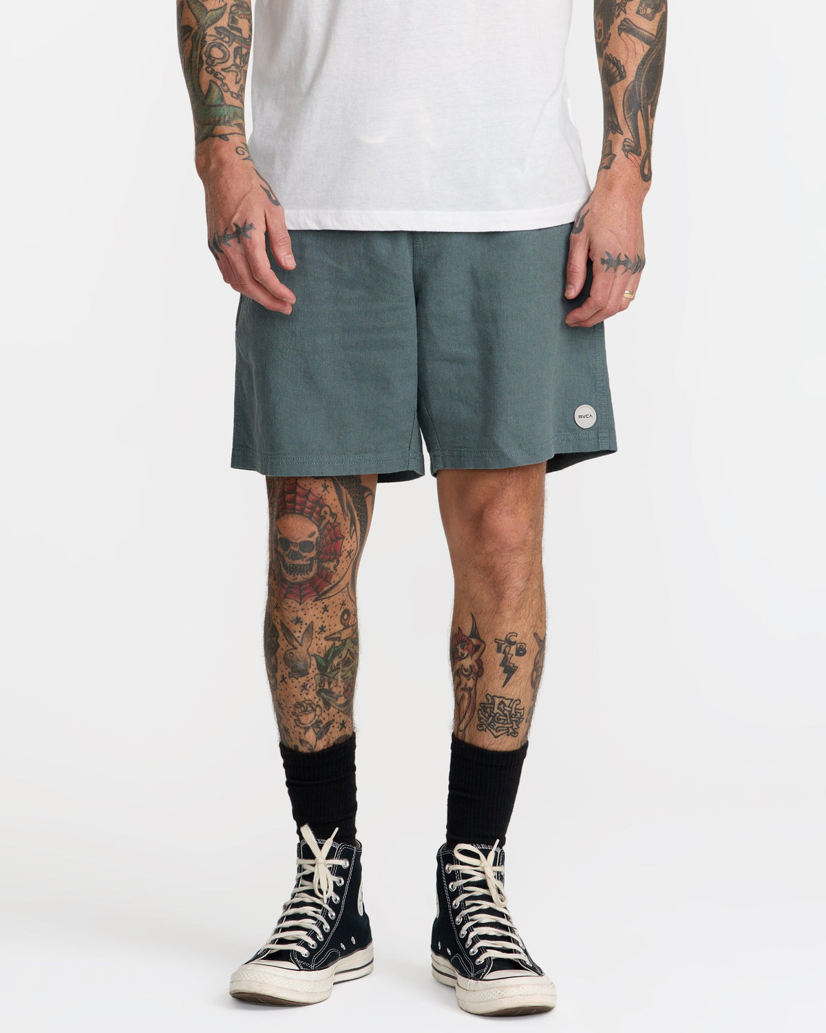 Sands Elastic 17" Shorts - Balsam Green