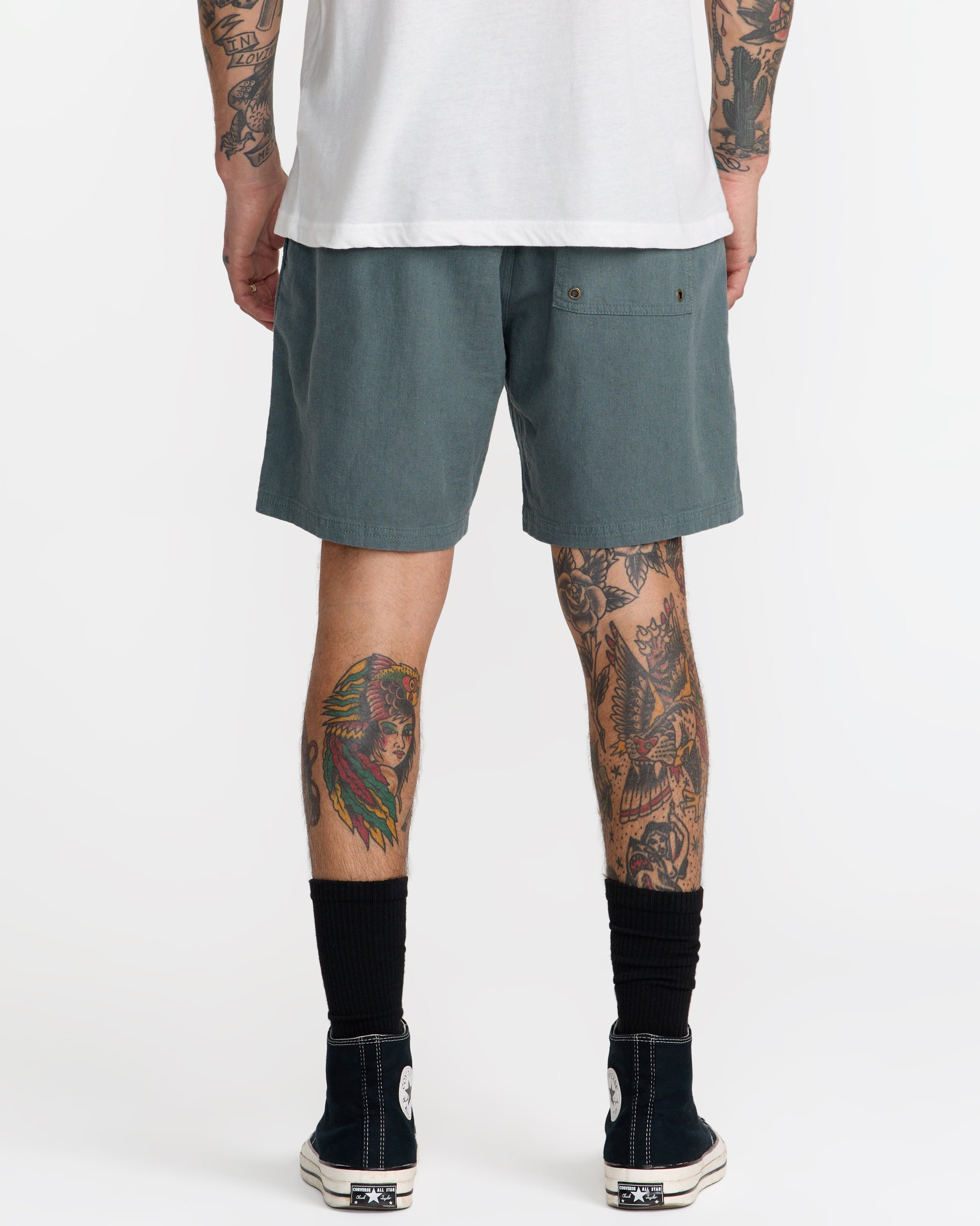 Sands Elastic 17" Shorts - Balsam Green