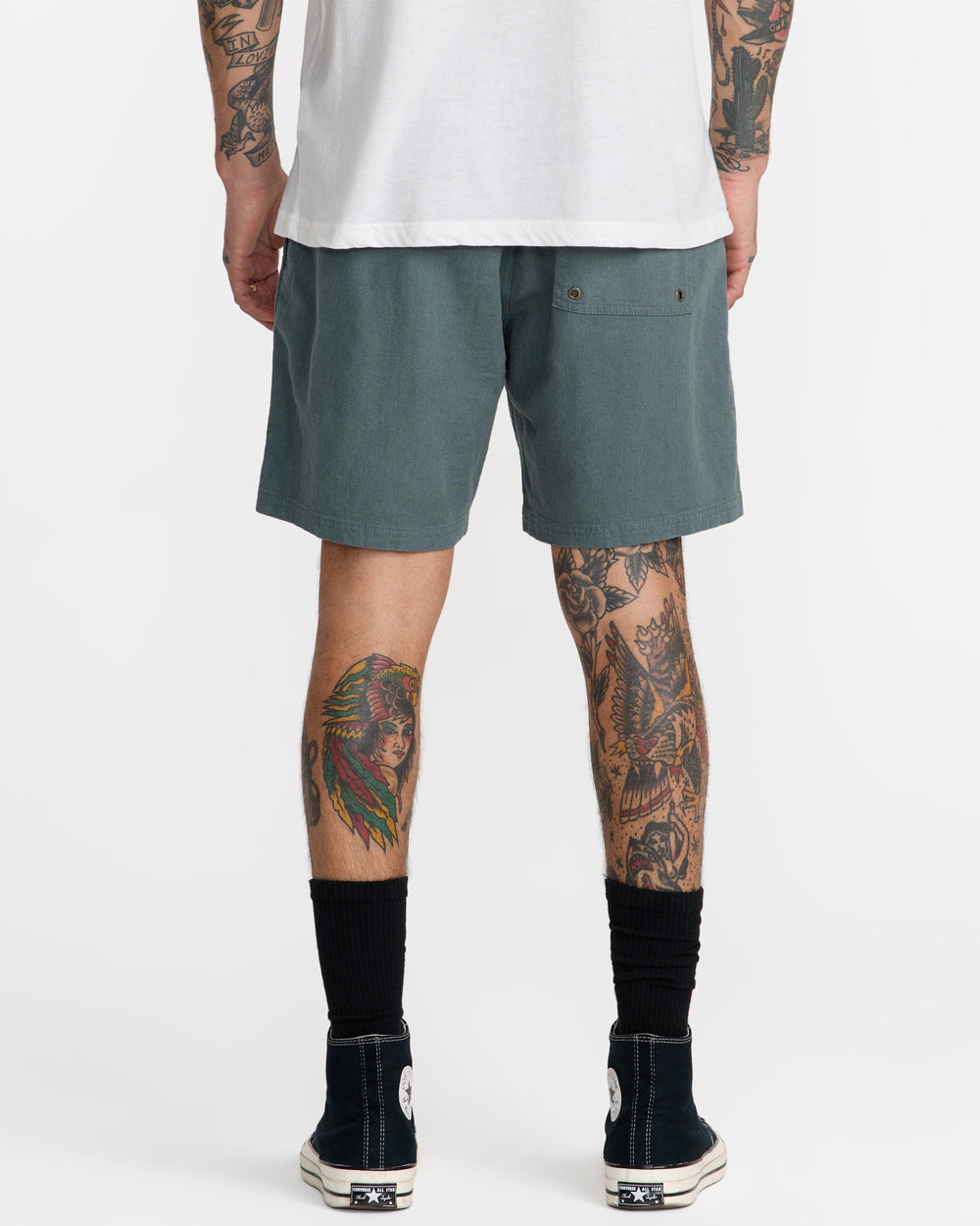 Sands Elastic 17" Shorts - Balsam Green
