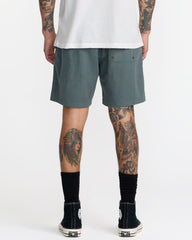 Sands Elastic 17" Shorts - Balsam Green