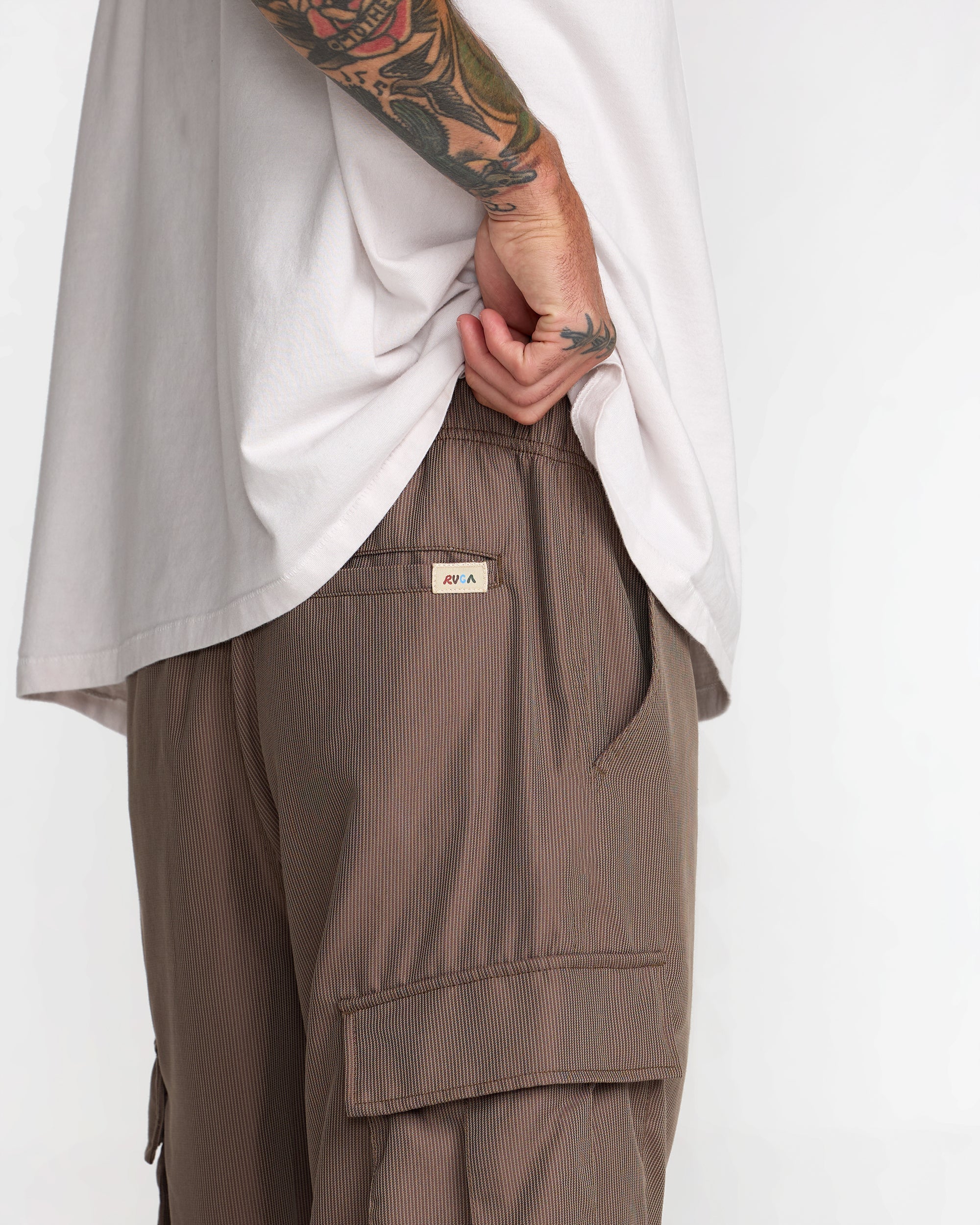 Mel G Elastic Cargo - Mocha