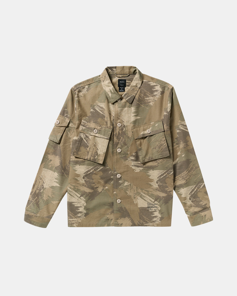 Mil Jacket - Khaki Camo