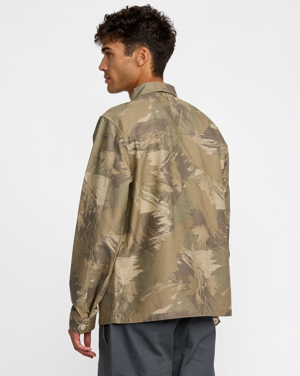Mil Jacket - Khaki Camo