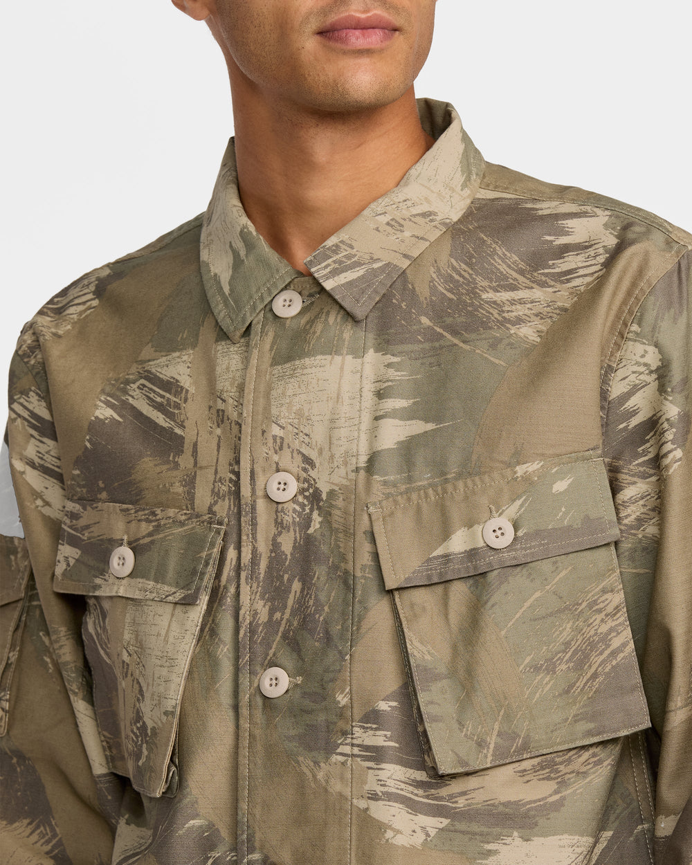 Mil Jacket - Khaki Camo