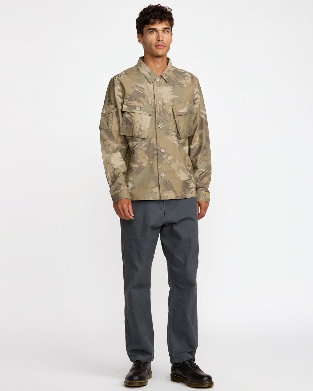 Mil Jacket - Khaki Camo