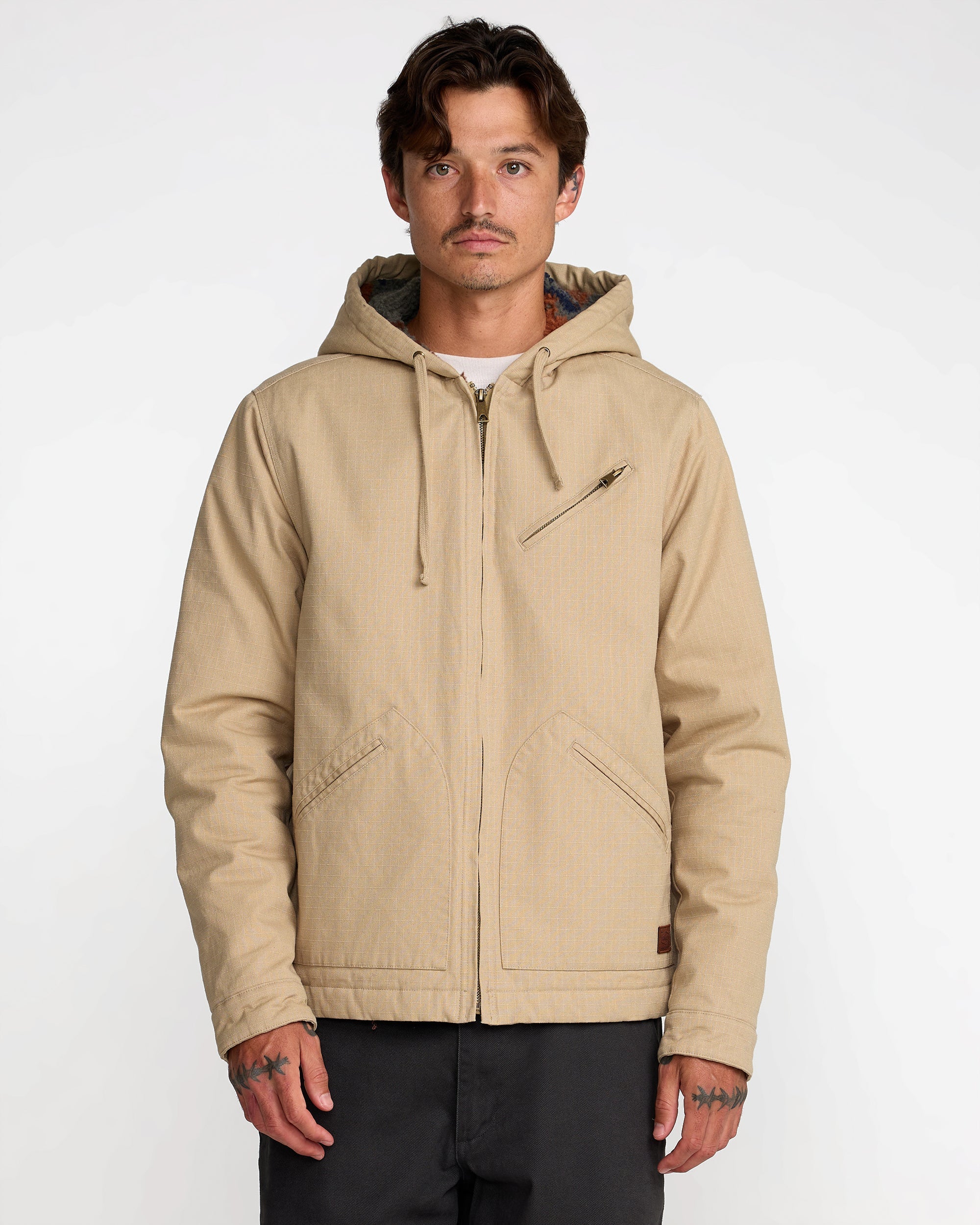 Sonora Hooded Jacket - Khaki