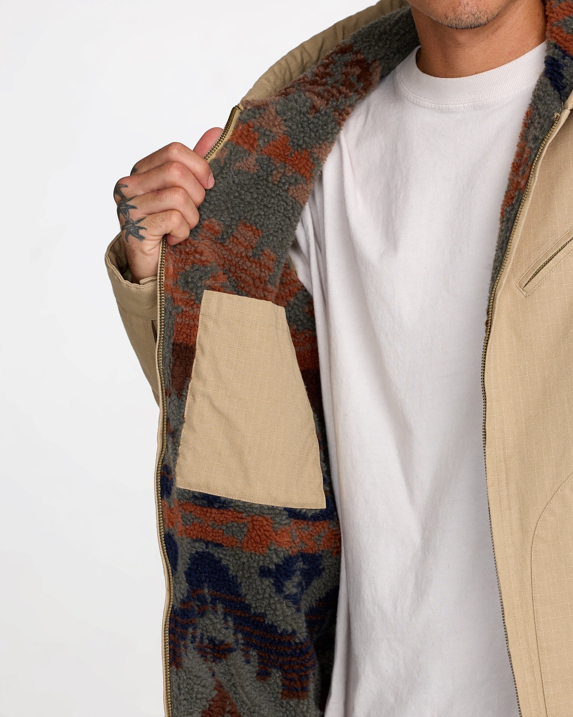 Sonora Hooded Jacket - Khaki