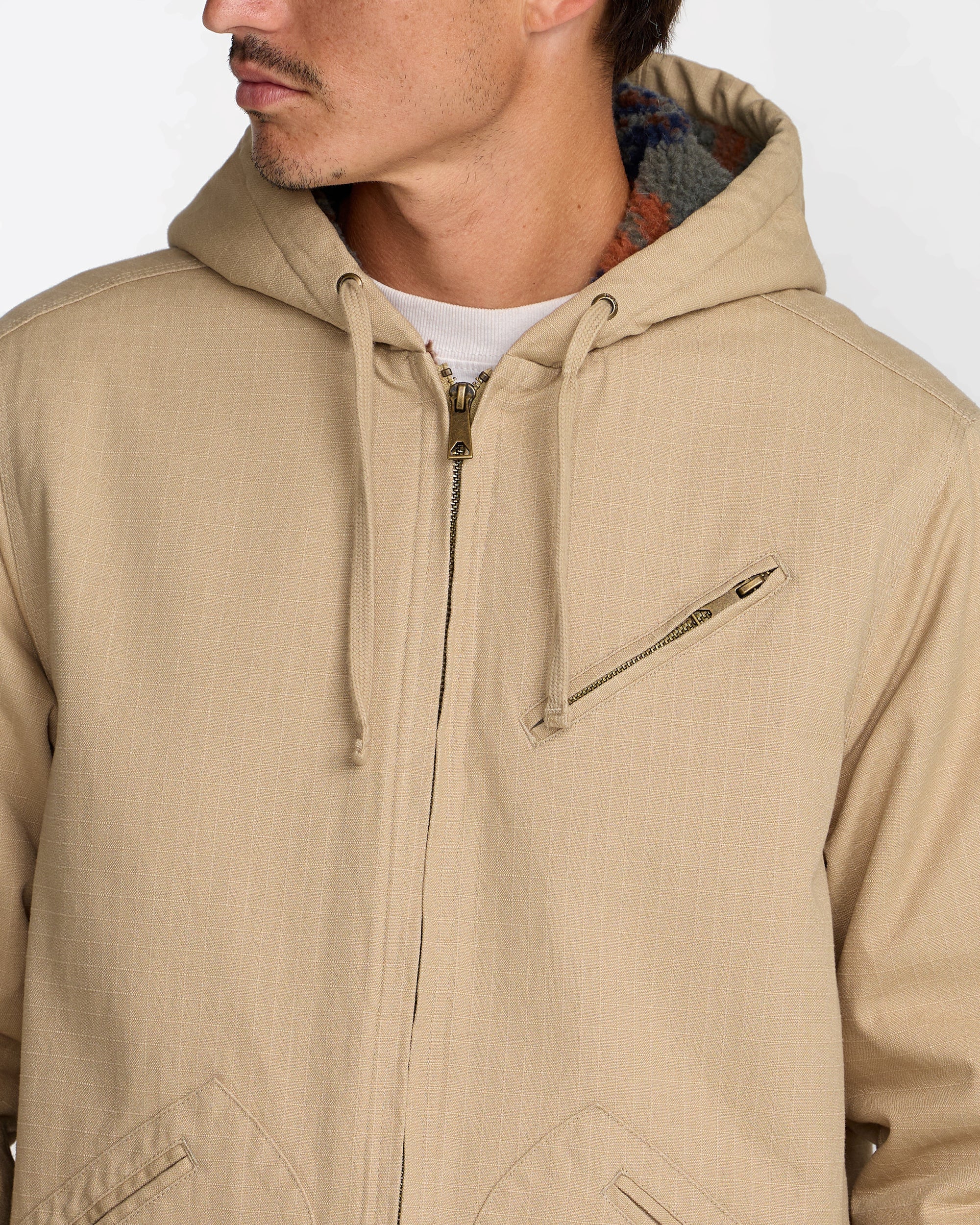 Sonora Hooded Jacket - Khaki