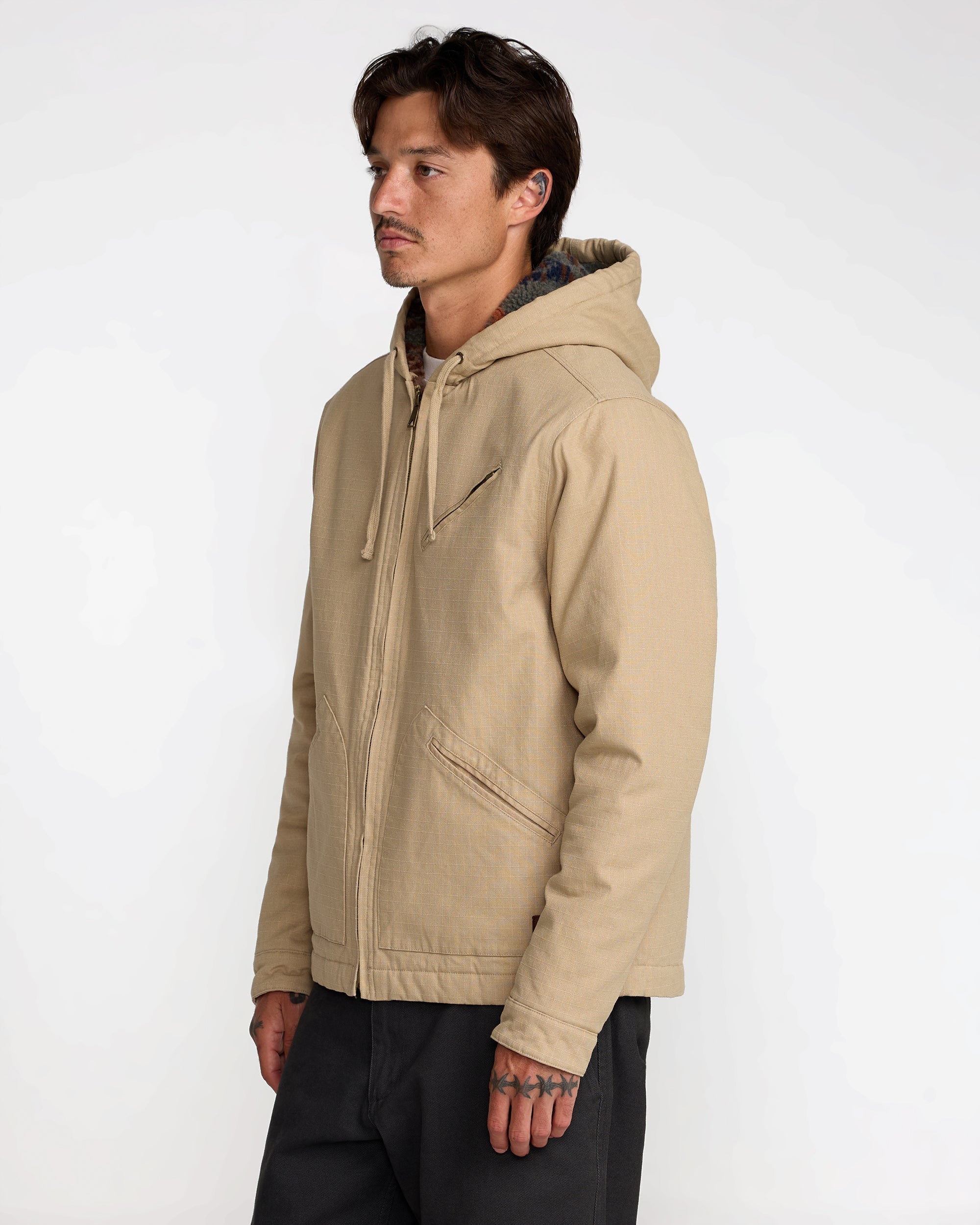 Sonora Hooded Jacket - Khaki