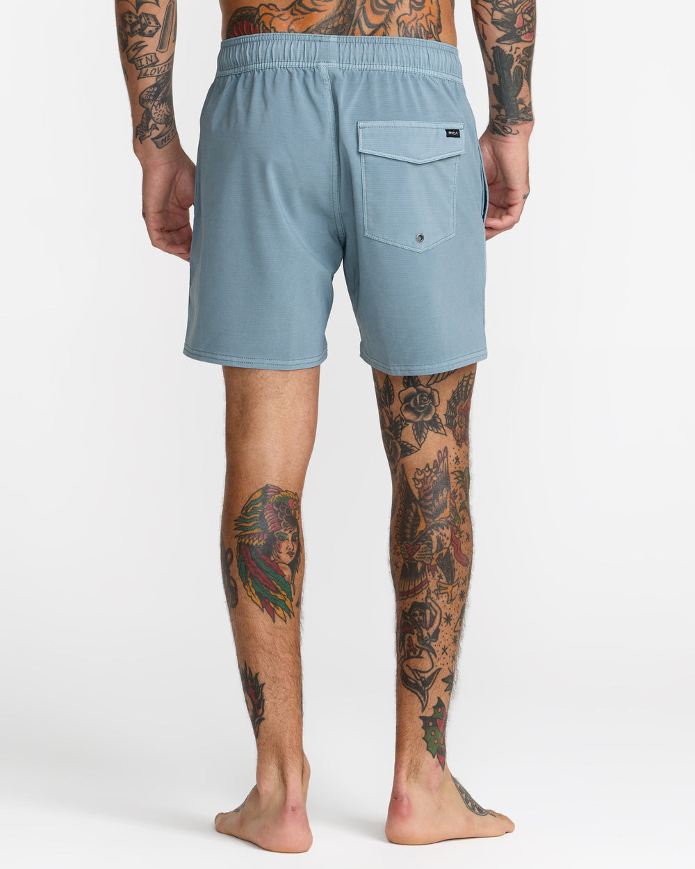VA Pigment Elastic 16" Shorts - Lead