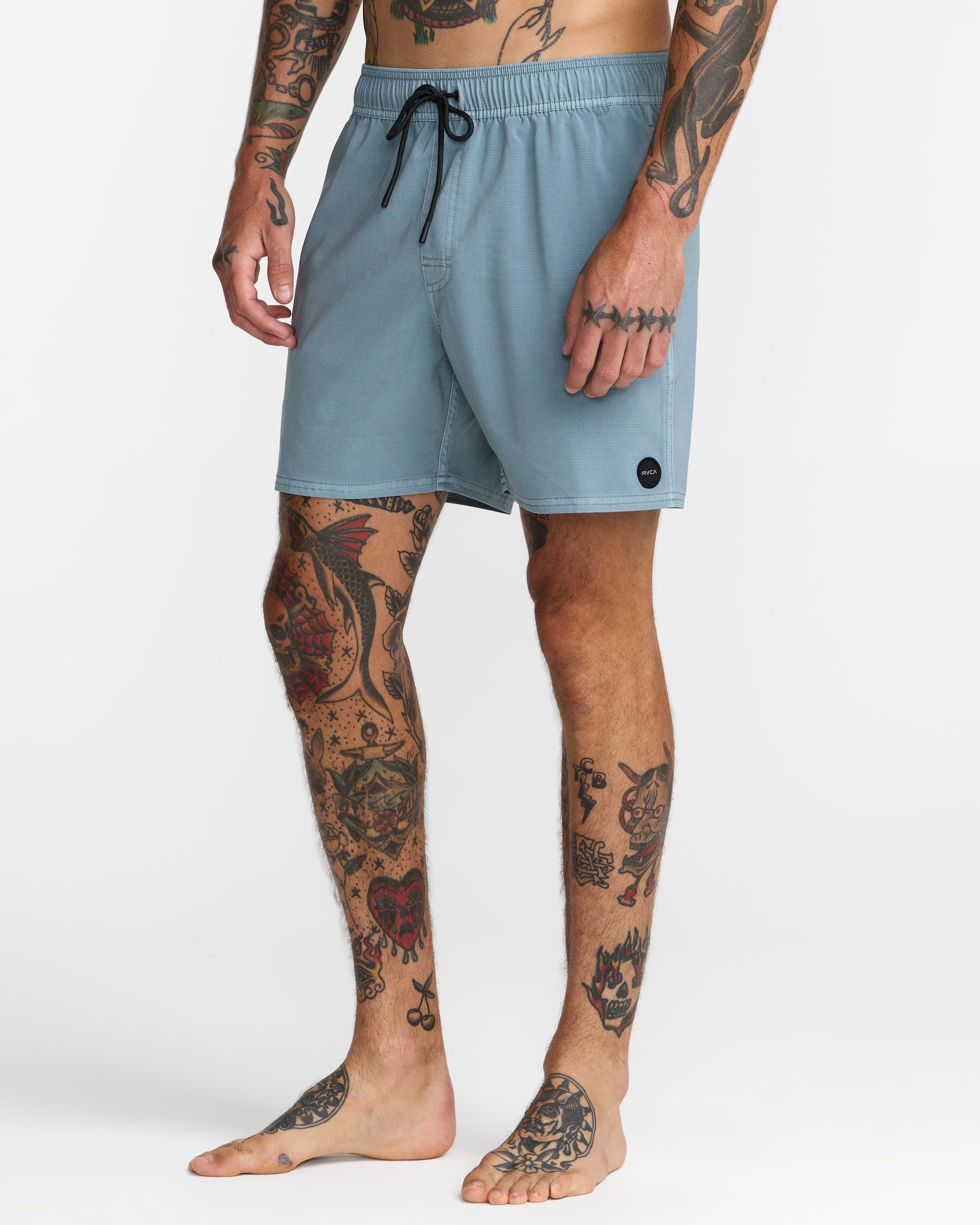 VA Pigment Elastic 16" Shorts - Lead