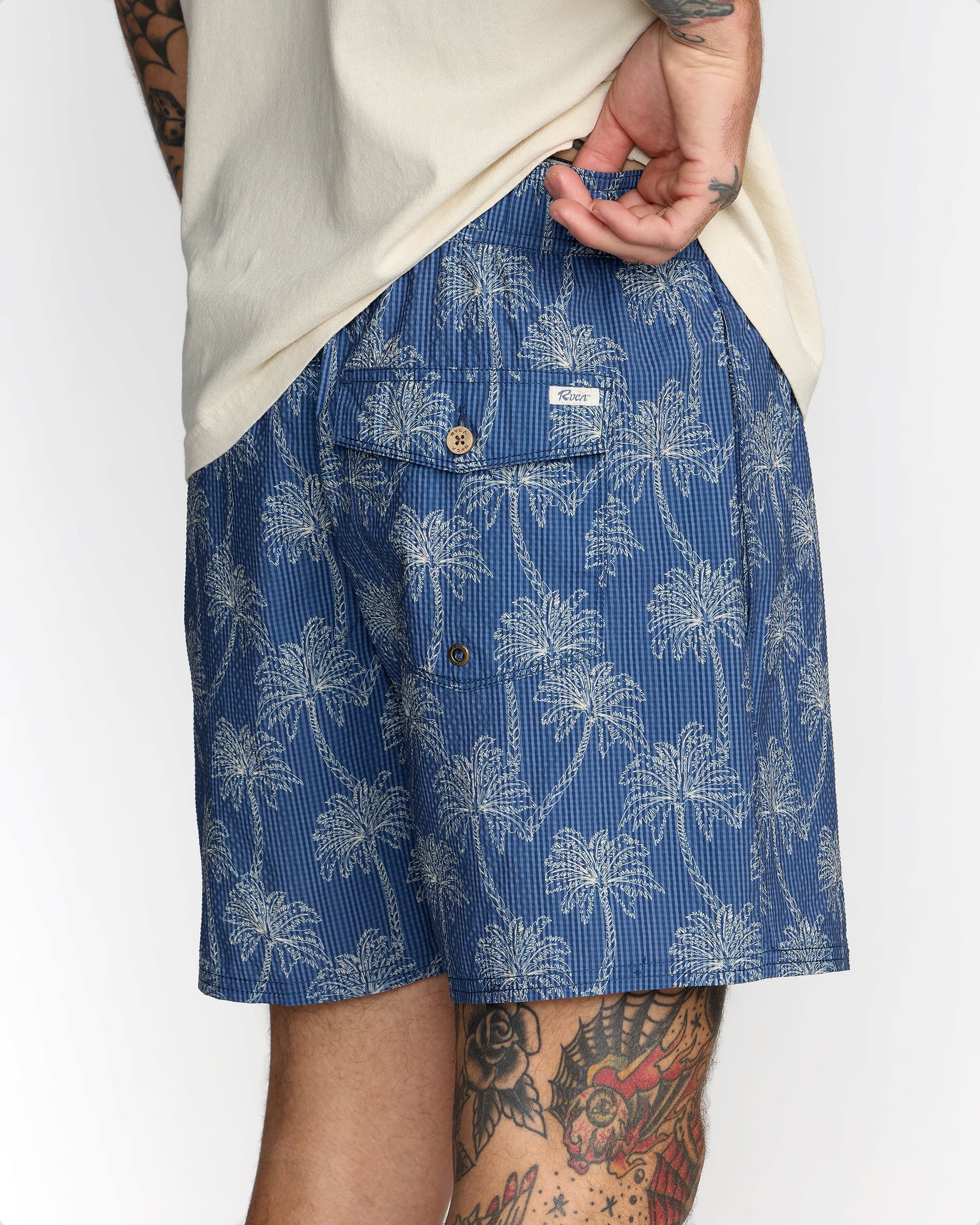 Exotica Elastic 2 Trunk 16" - Dark Denim