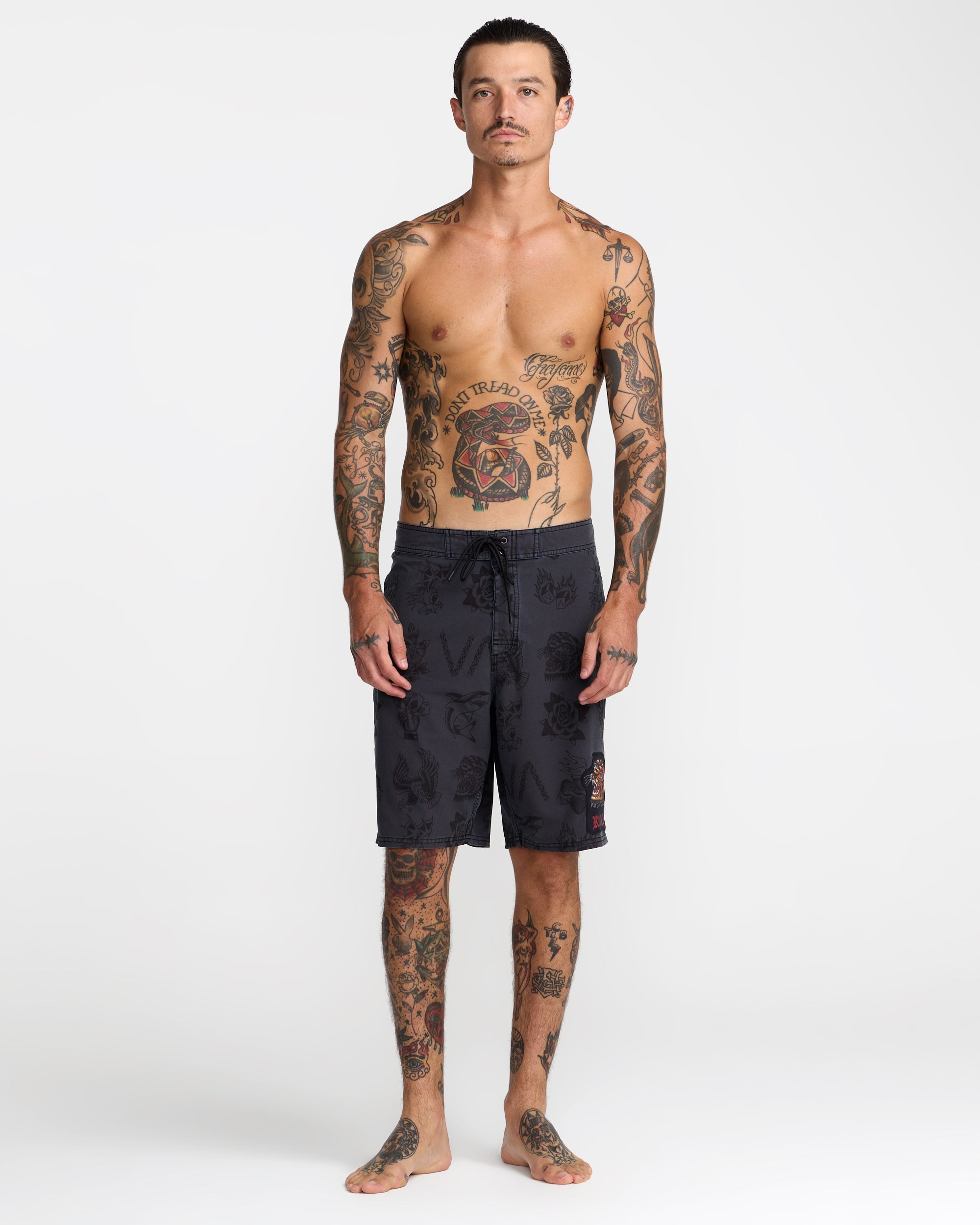 Kaleb Boardshorts - Black