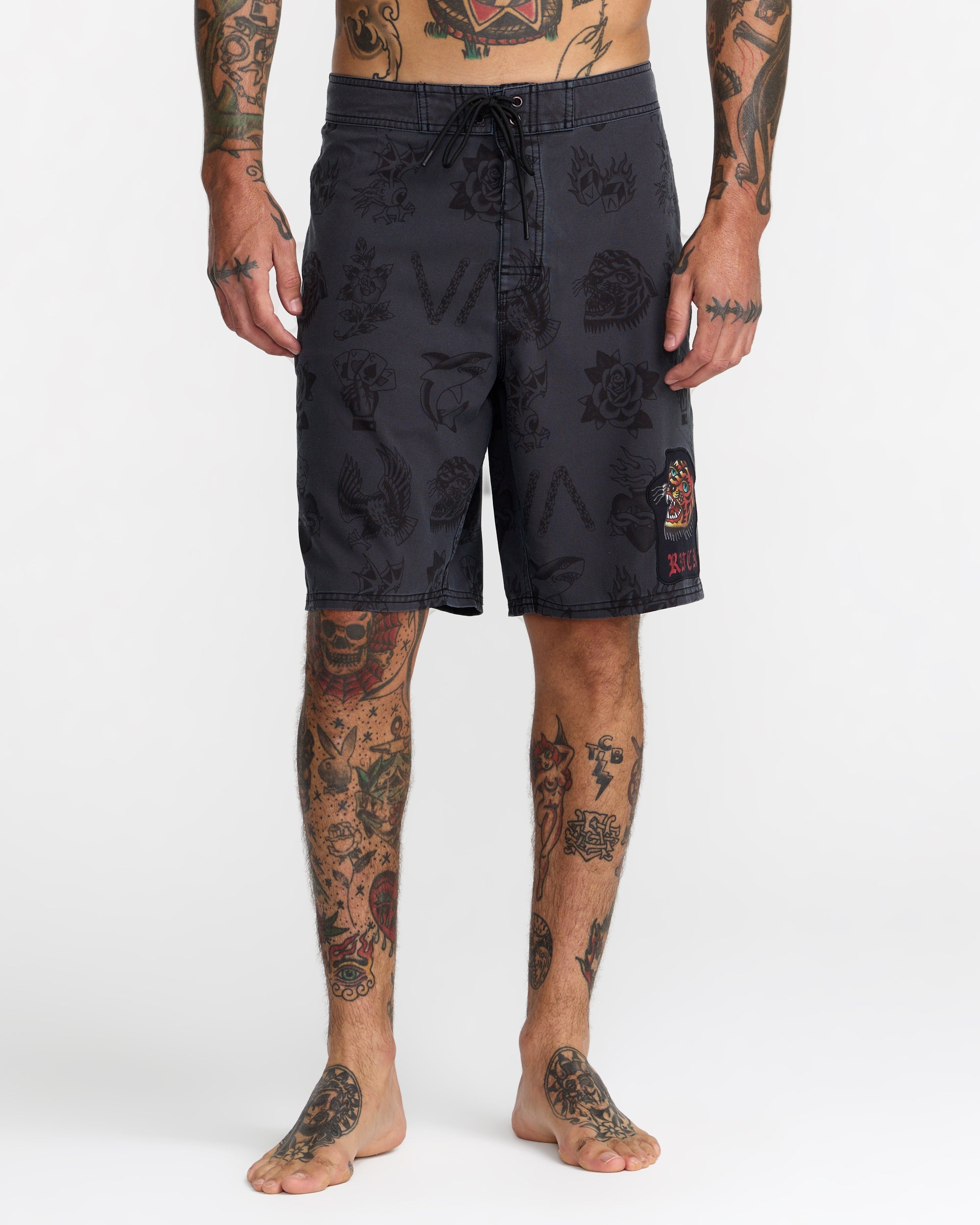 Kaleb Boardshorts - Black
