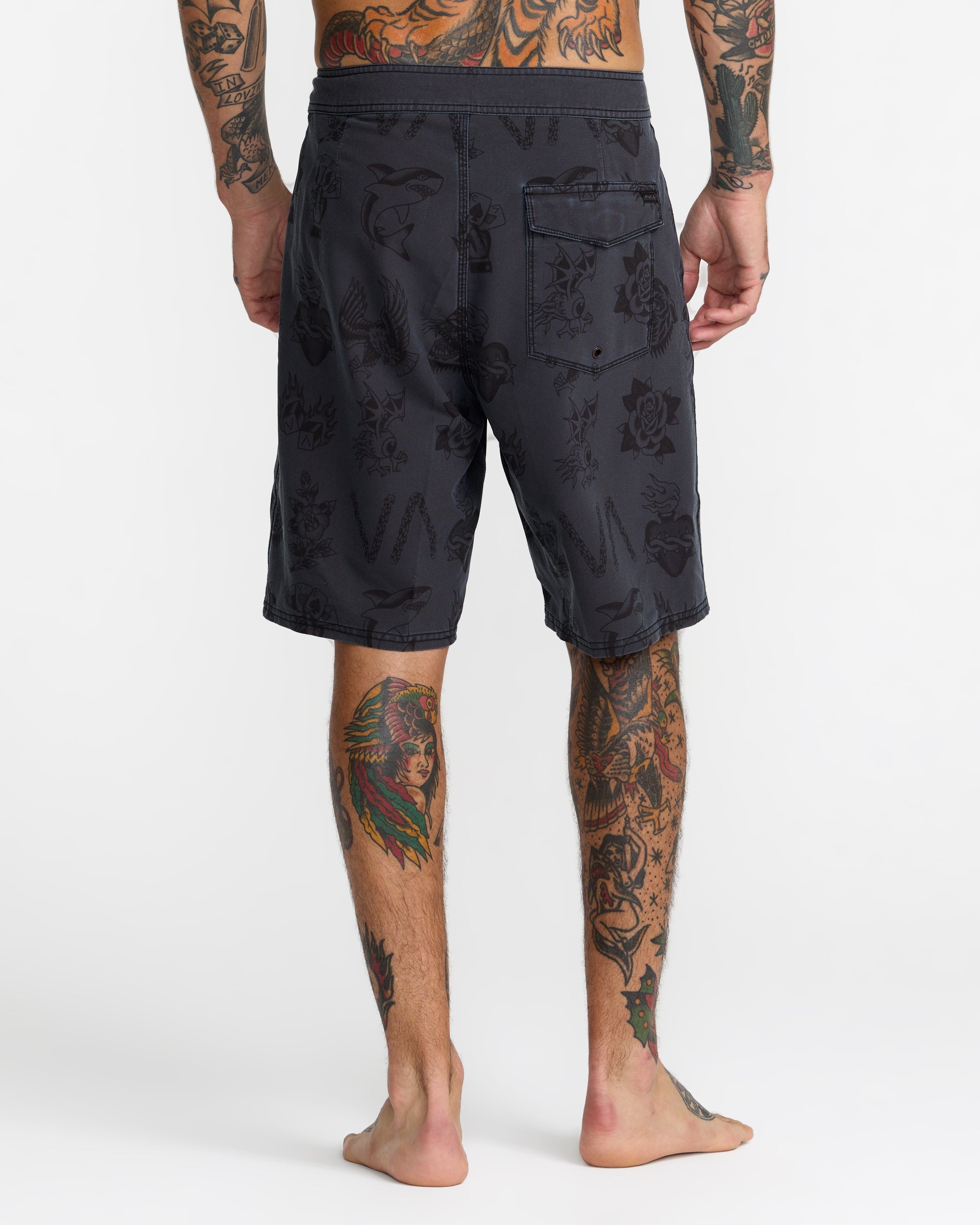Kaleb Boardshorts - Black