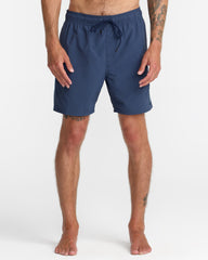 Crest Elastic 17" Shorts - Moody Blue
