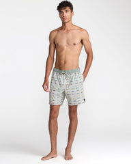 Kaleb VA Elastic Shorts - Light Olive