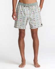 Kaleb VA Elastic Shorts - Light Olive