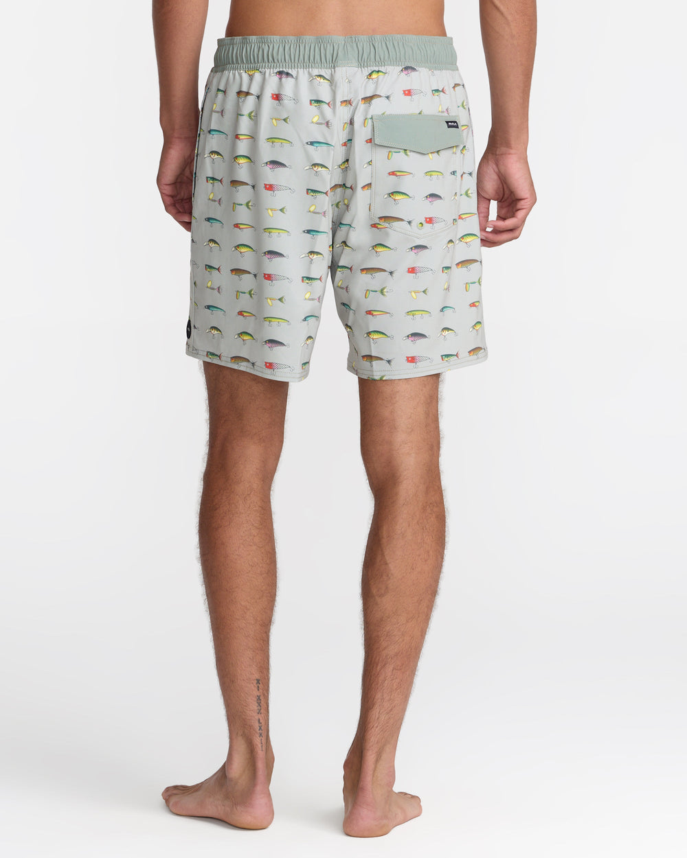 Kaleb VA Elastic Shorts - Light Olive