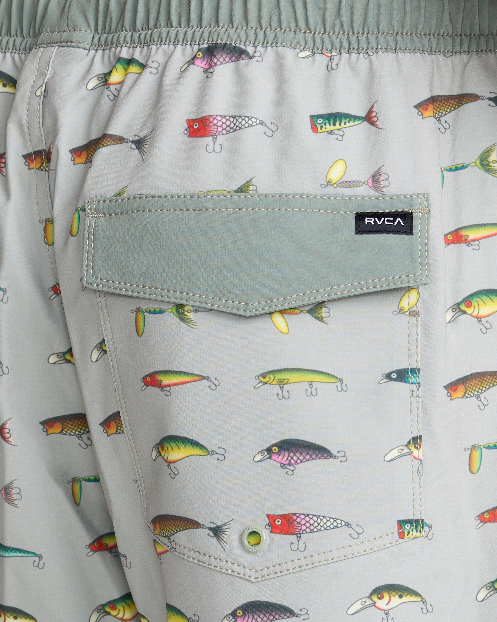Kaleb VA Elastic Shorts - Light Olive