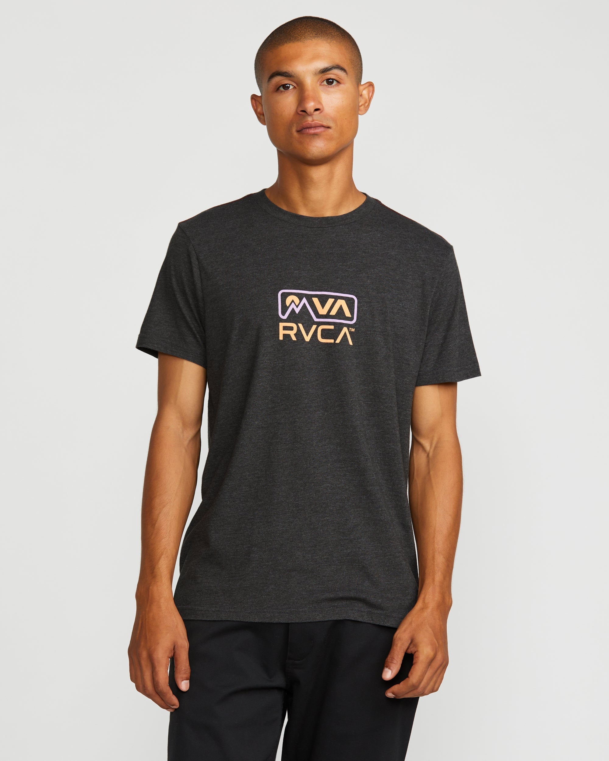 MNT RVCA Short Sleeve Tee - Black