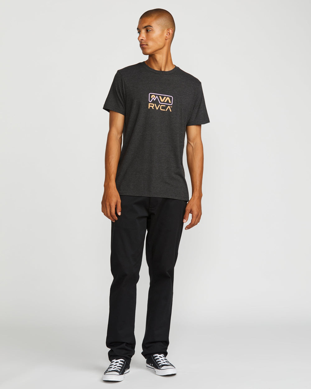 MNT RVCA Short Sleeve Tee - Black