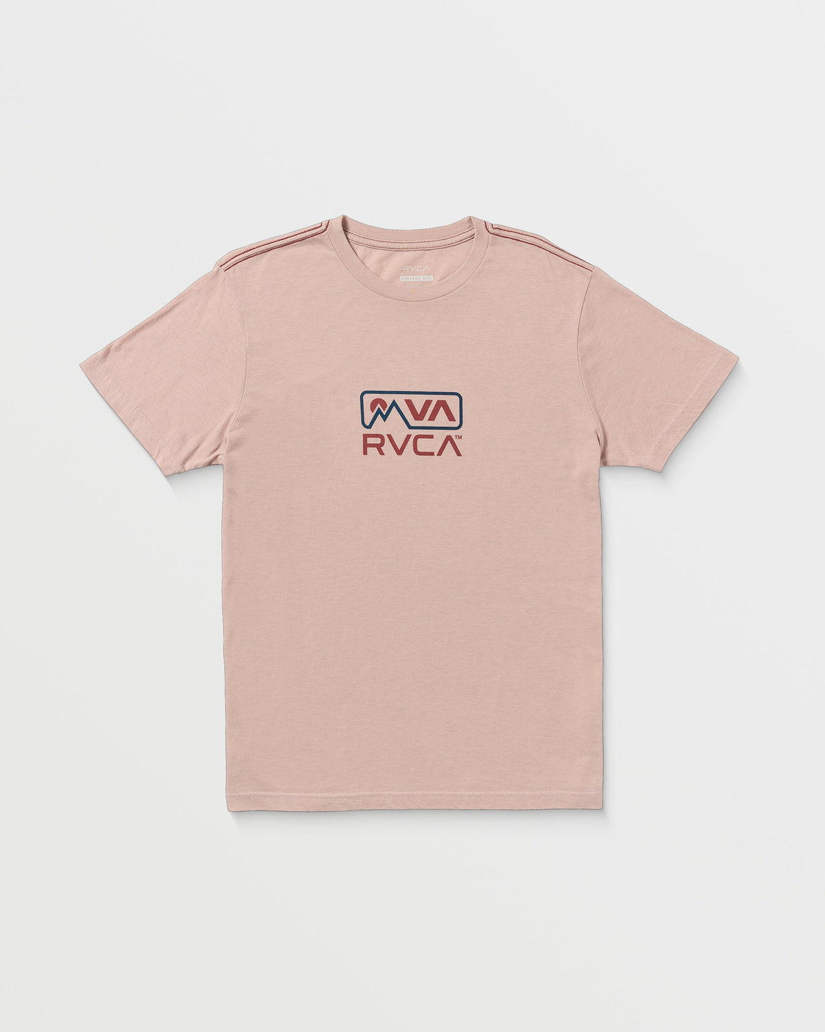 MNT RVCA Short Sleeve Tee - Pale Mauve
