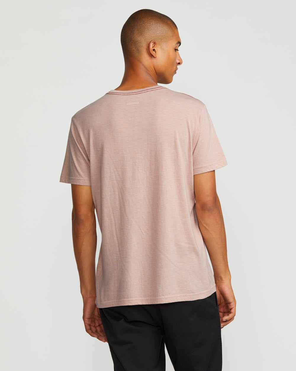 MNT RVCA Short Sleeve Tee - Pale Mauve