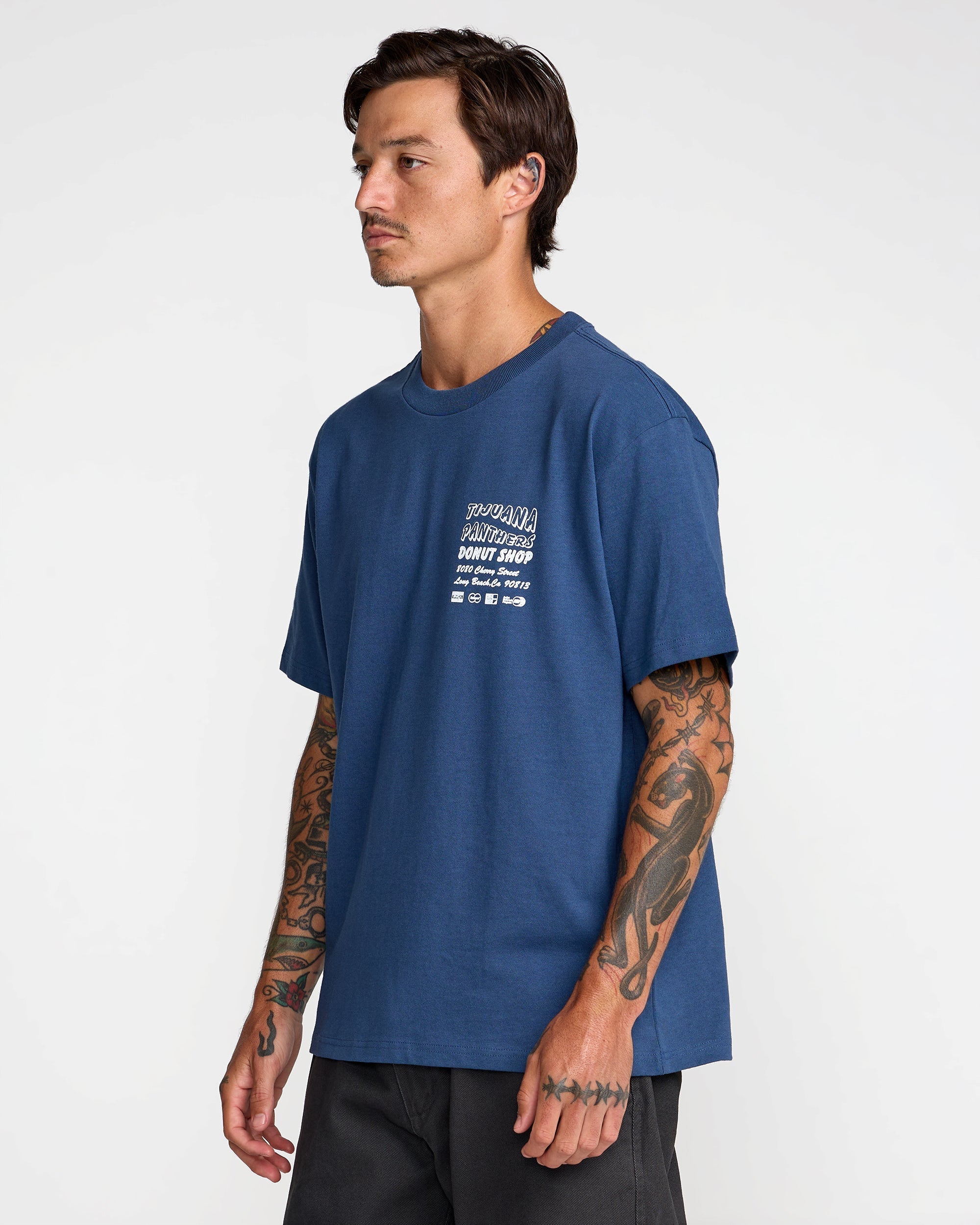 CS Donut Shop Short Sleeve Tee - Dark Denim