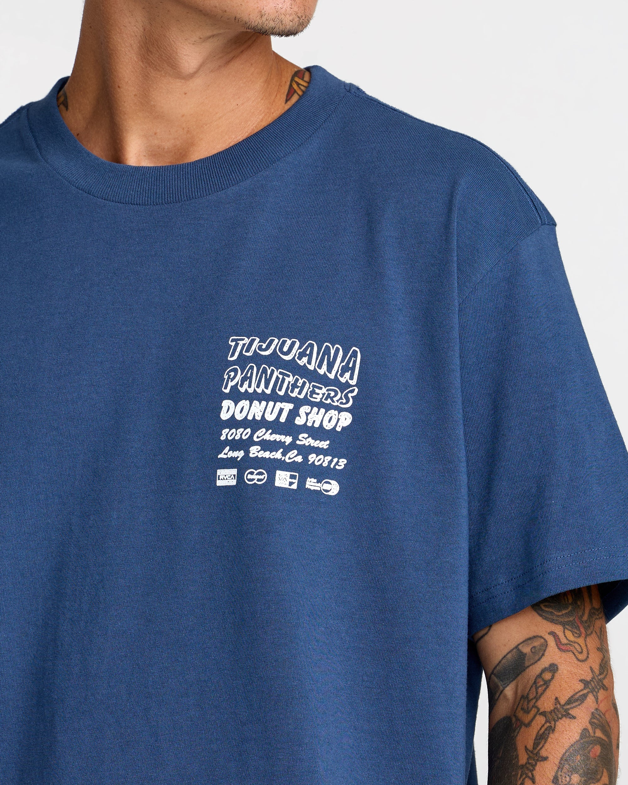 CS Donut Shop Short Sleeve Tee - Dark Denim