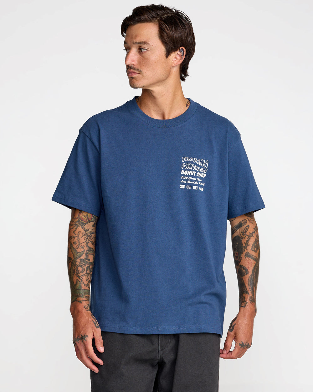 CS Donut Shop Short Sleeve Tee - Dark Denim
