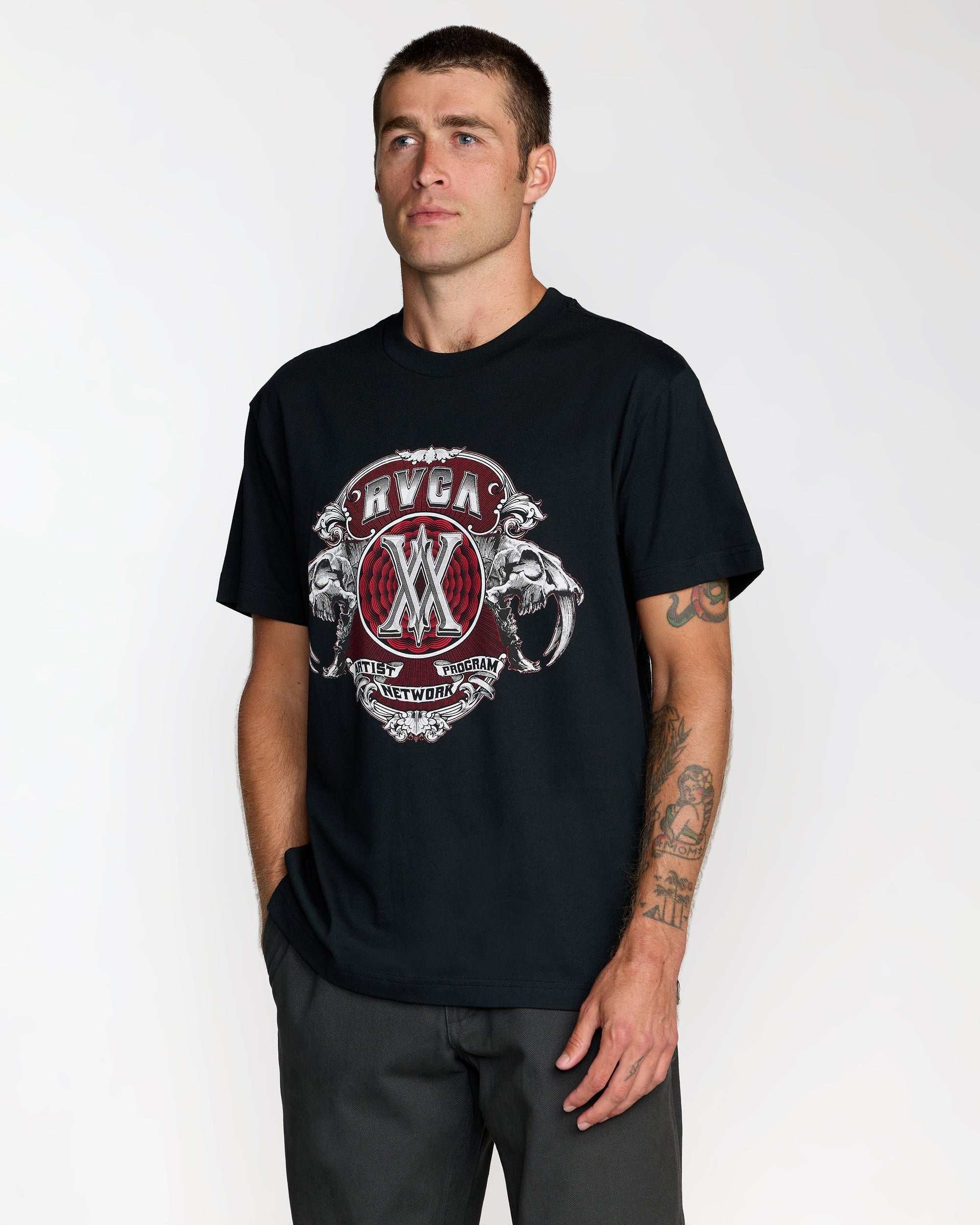 Saber Short Sleeve Tee - Black