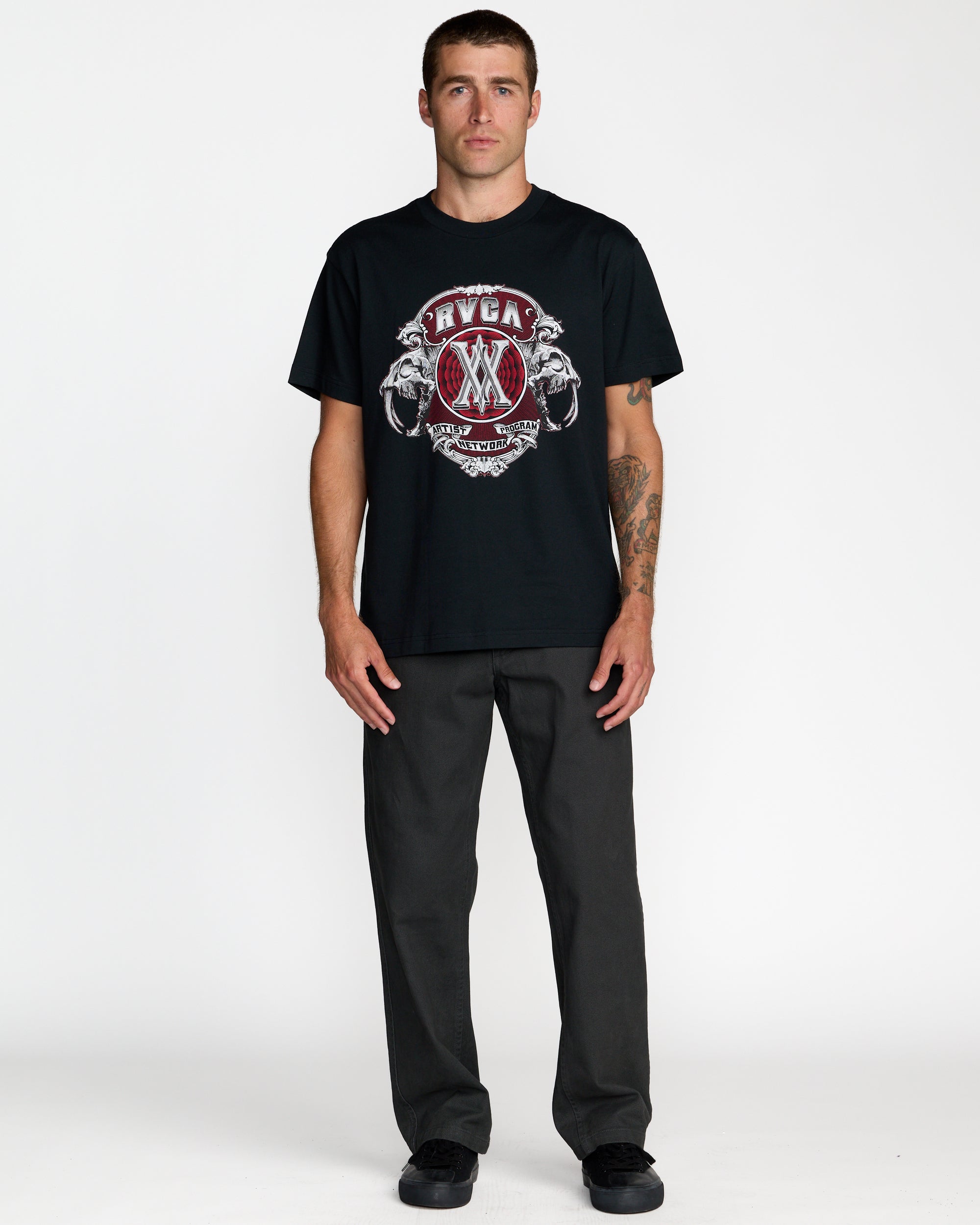 Saber Short Sleeve Tee - Black