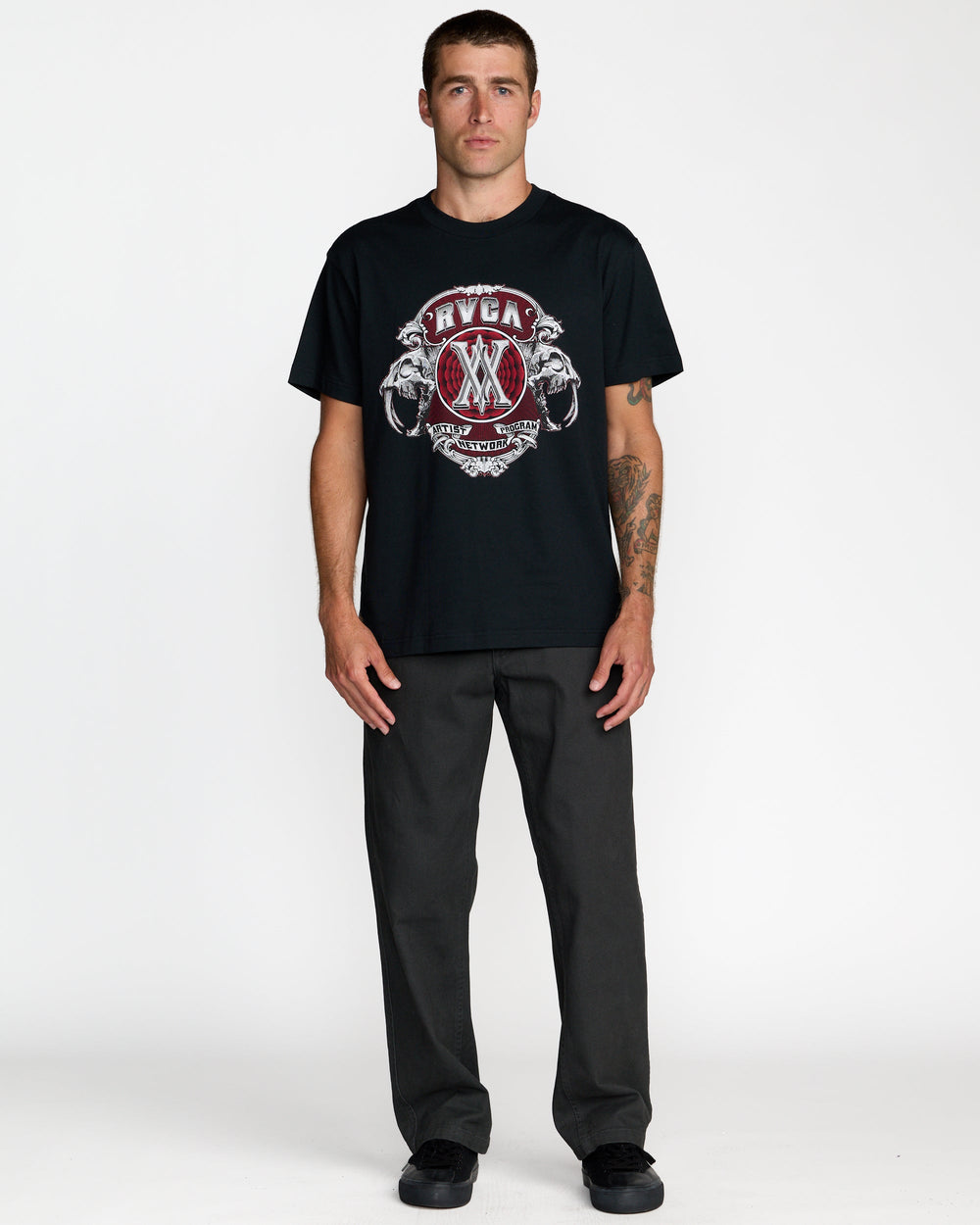 Saber Short Sleeve Tee - Black