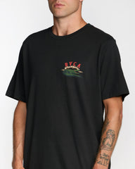 Welcome To RVCA Short Sleeve Tee - Pirate Black