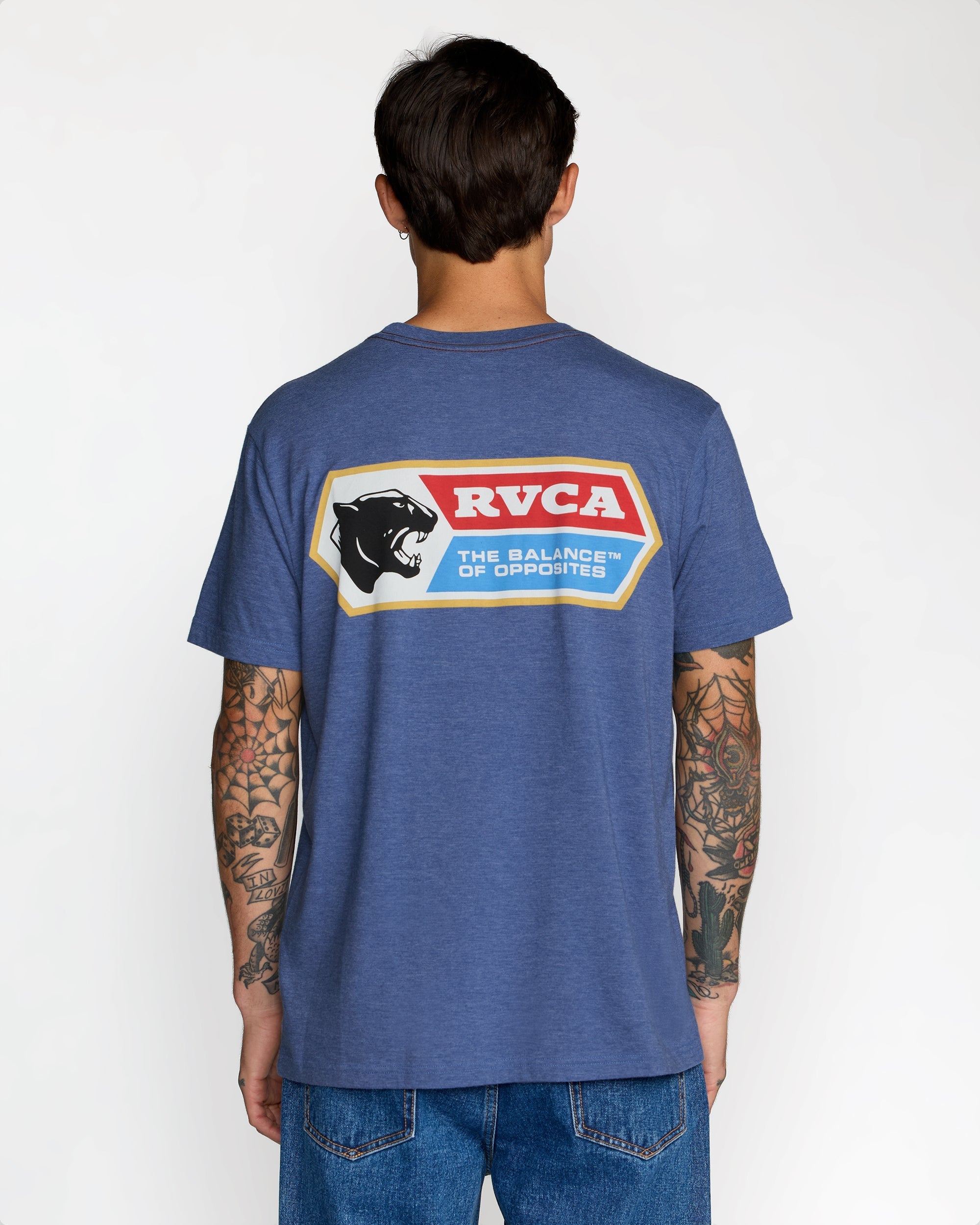 Pantero Short Sleeve Tee - Indigo