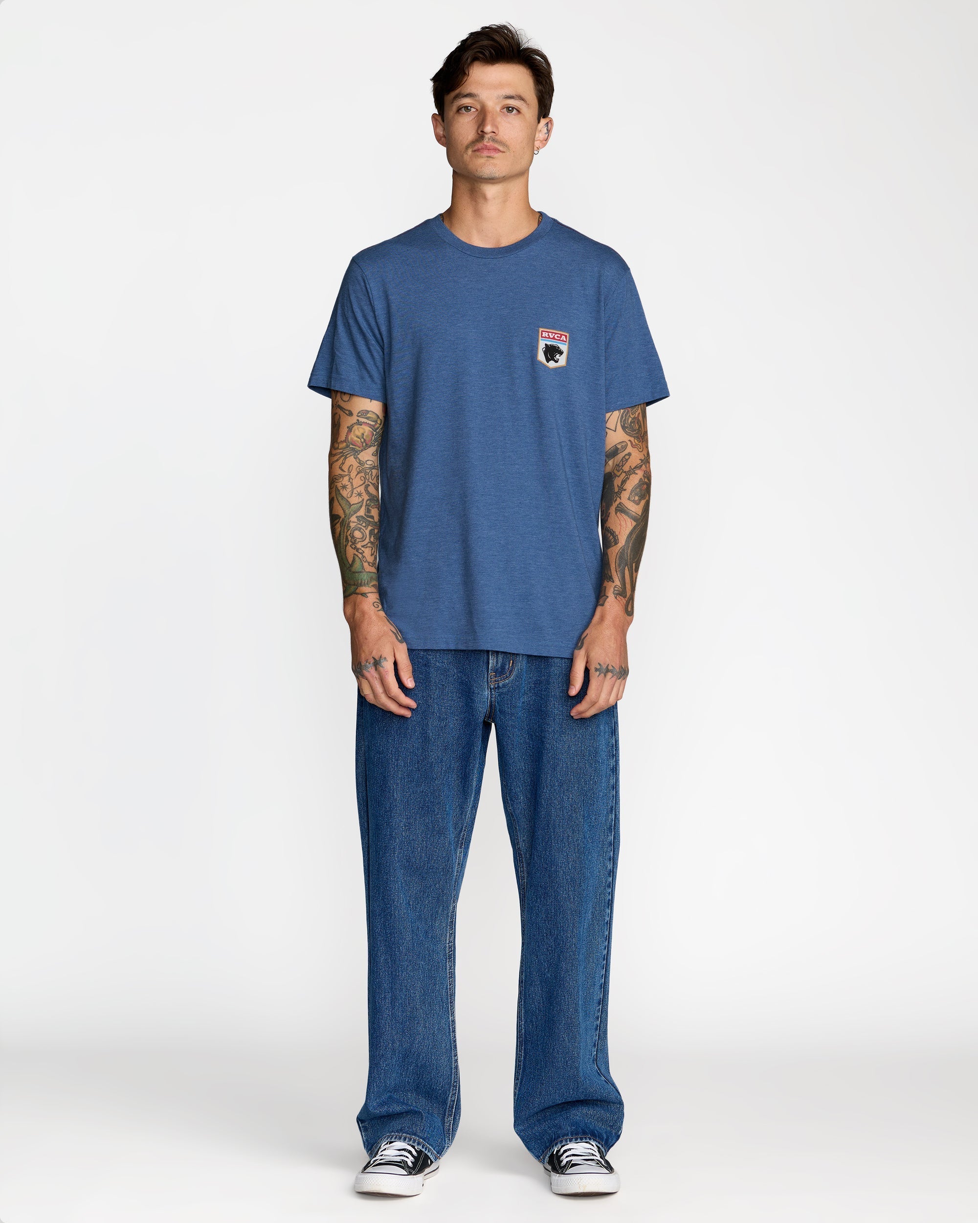 Pantero Short Sleeve Tee - Indigo