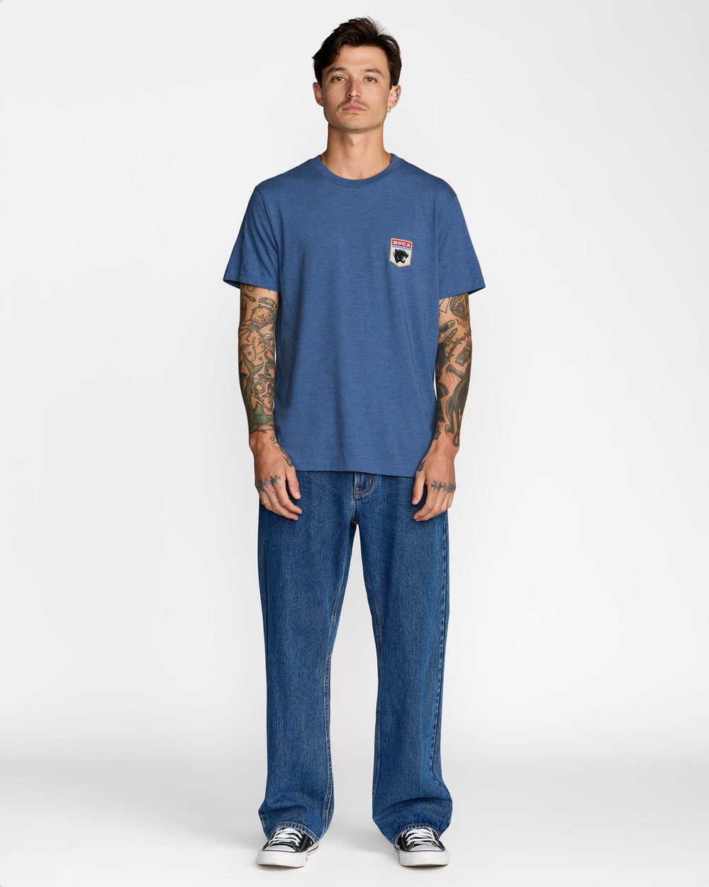 Pantero Short Sleeve Tee - Indigo