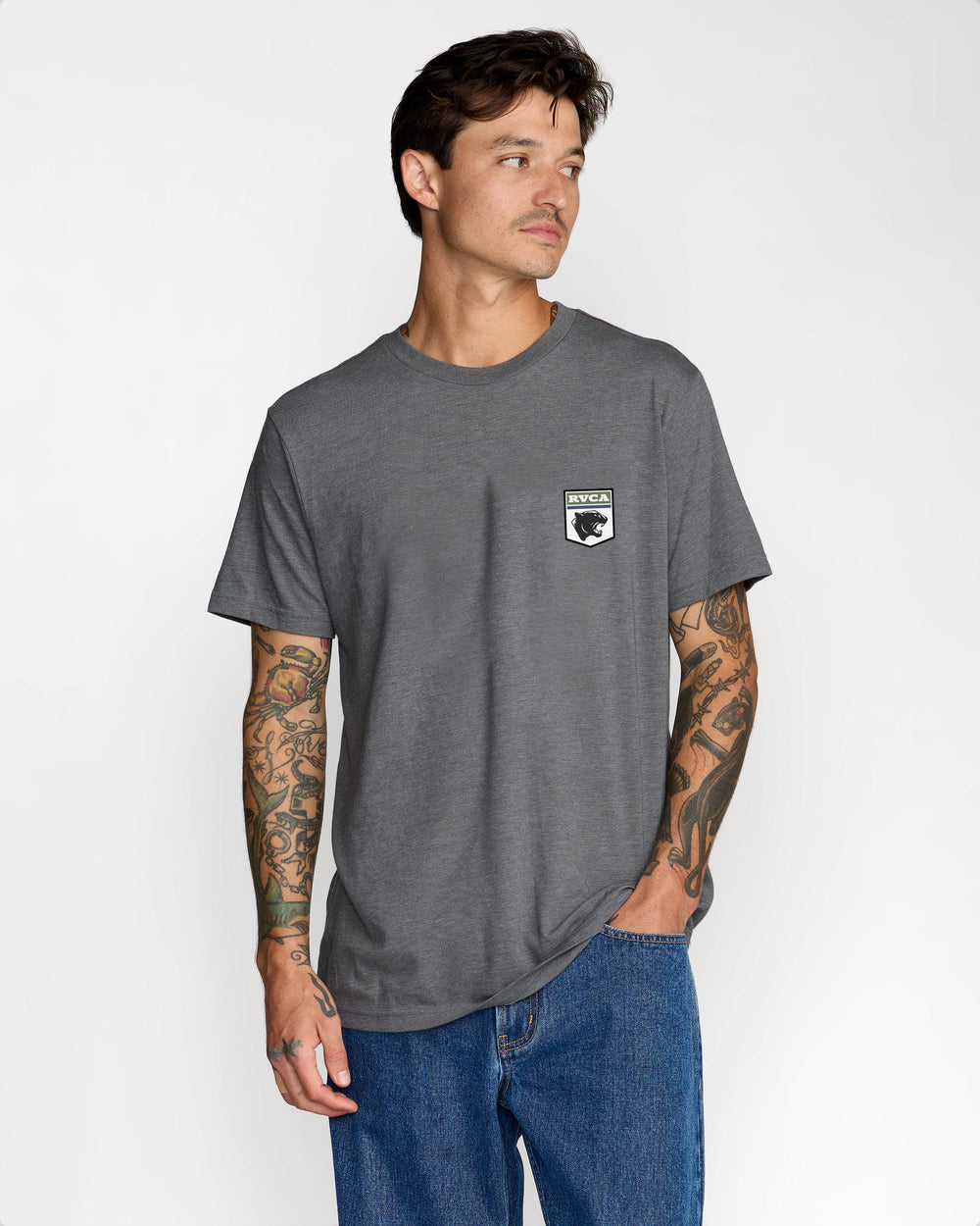 Pantero Short Sleeve Tee - Smoke