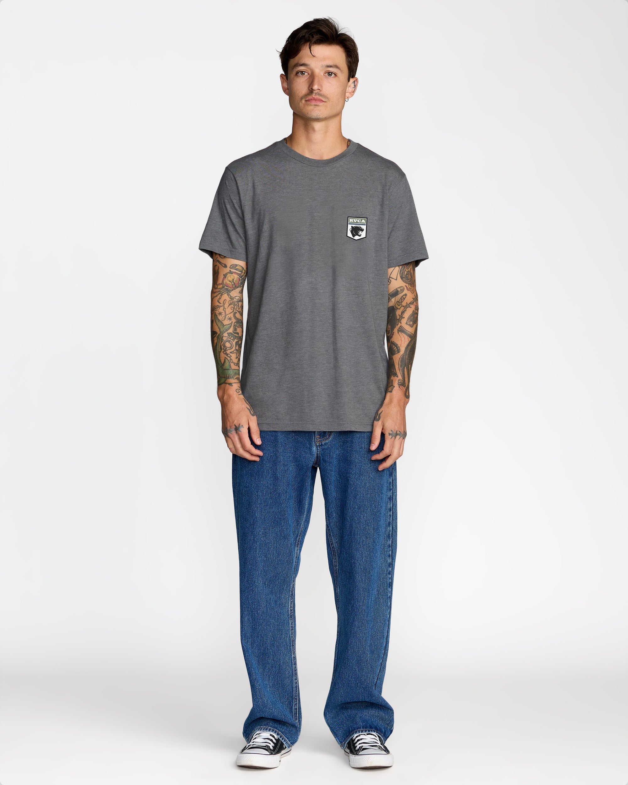 Pantero Short Sleeve Tee - Smoke