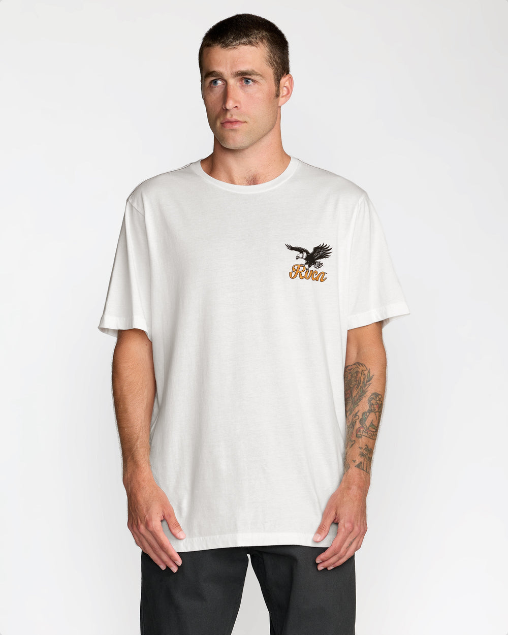 On Wings Short Sleeve Tee - Antique White
