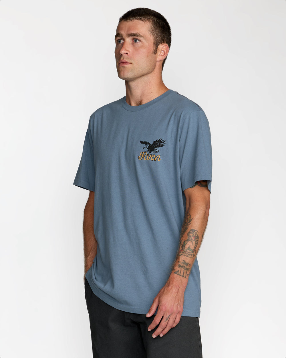 On Wings Short Sleeve Tee - Vintage Navy