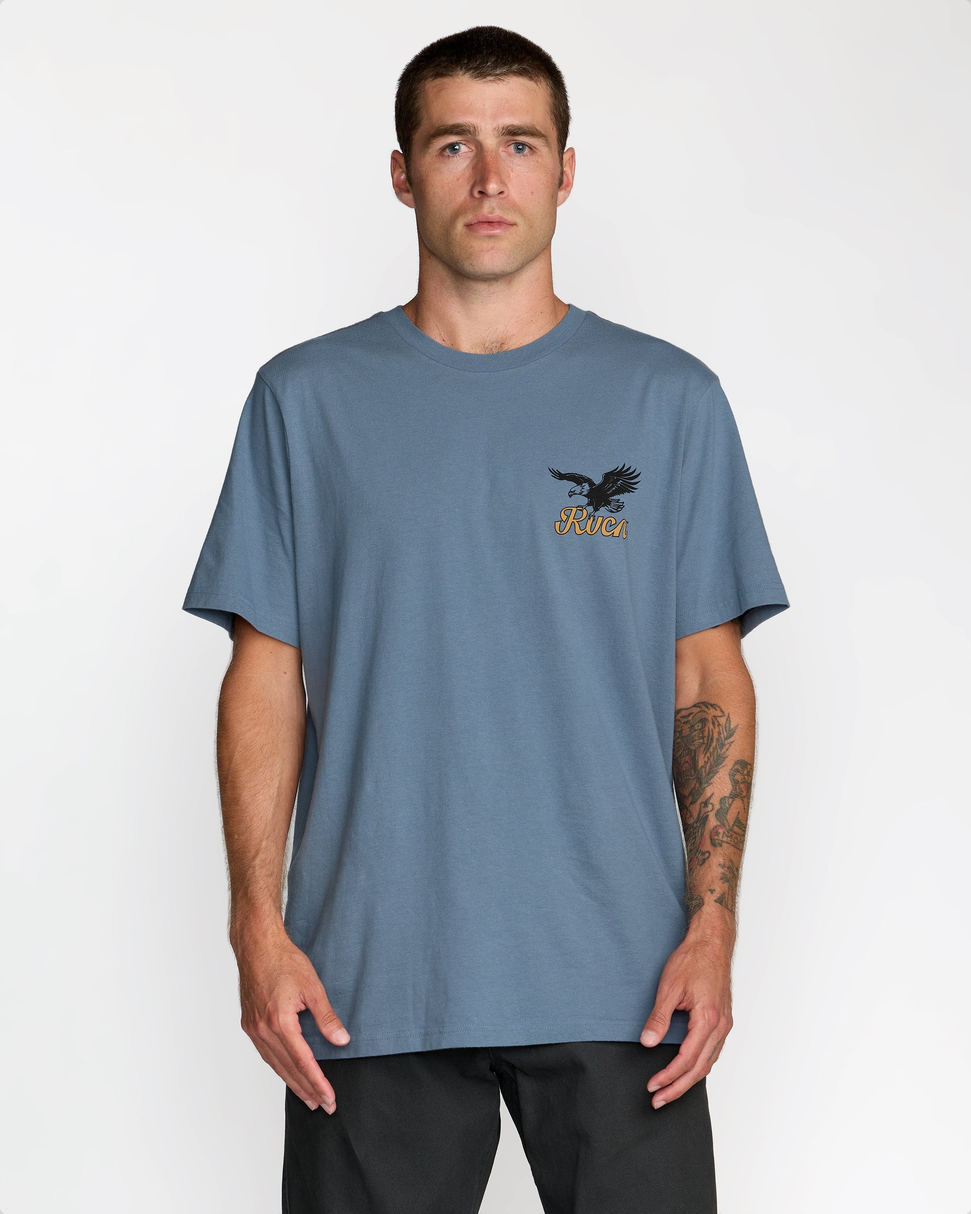 On Wings Short Sleeve Tee - Vintage Navy