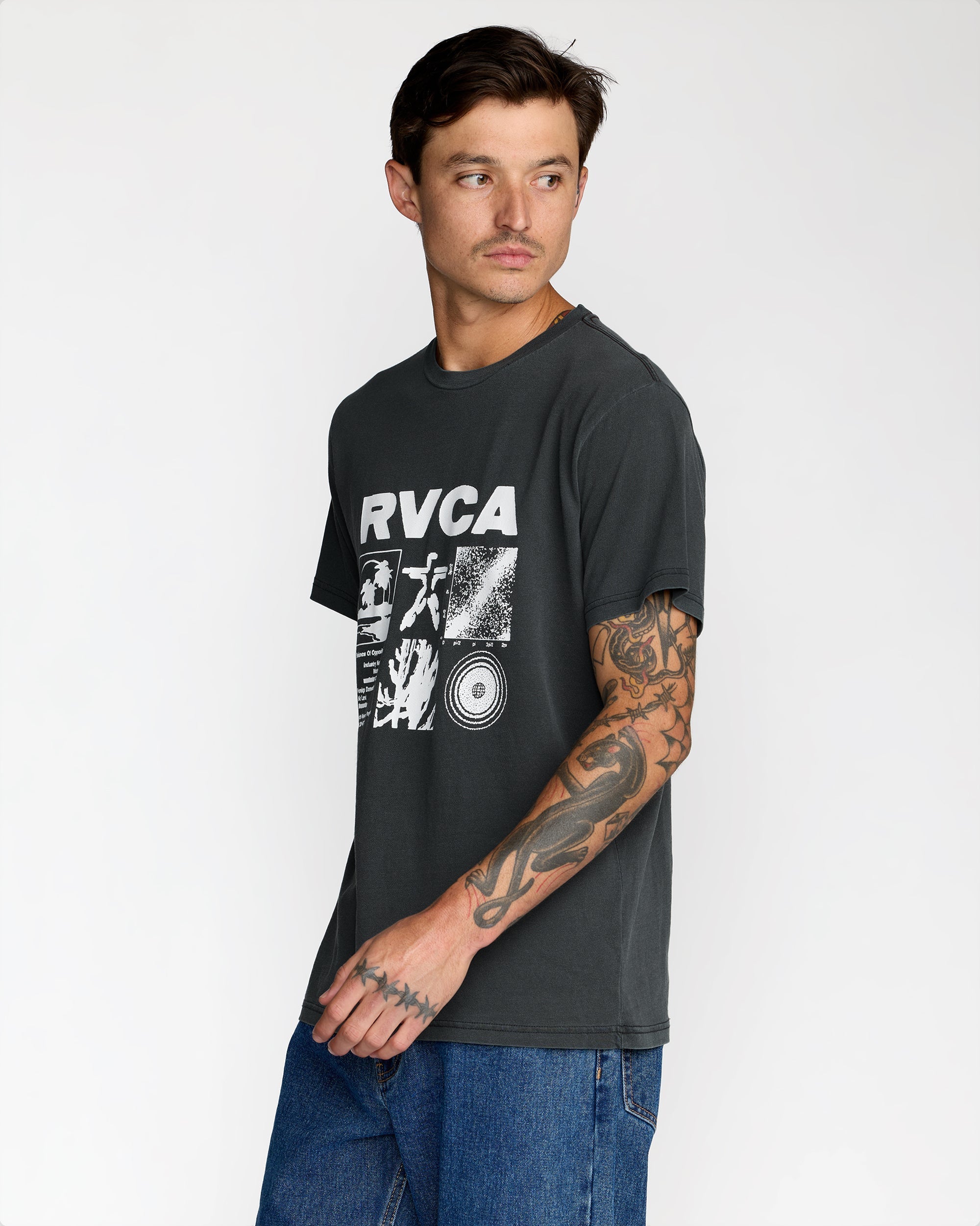RVCA Program Tee - Pirate Black