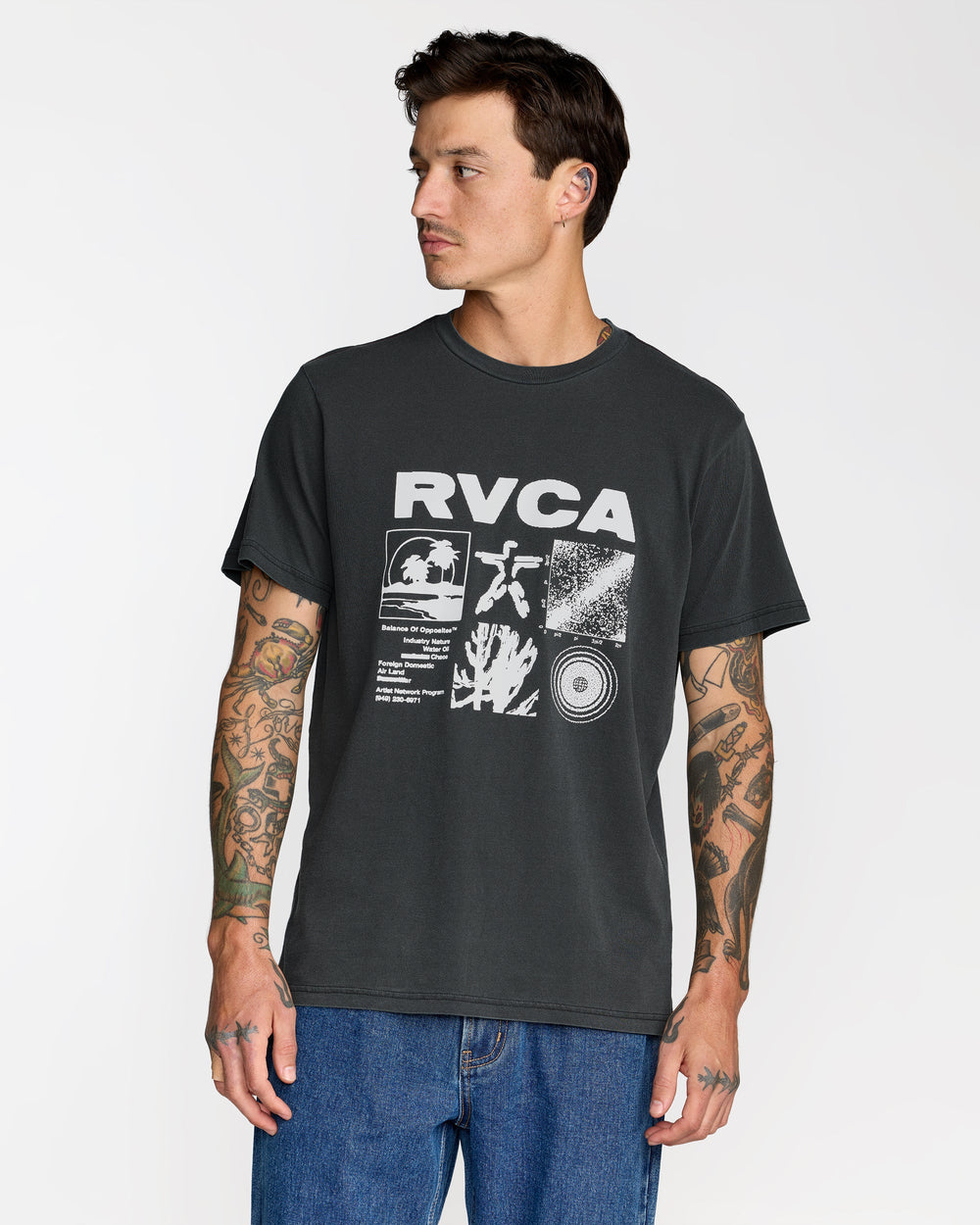 RVCA Program Tee - Pirate Black