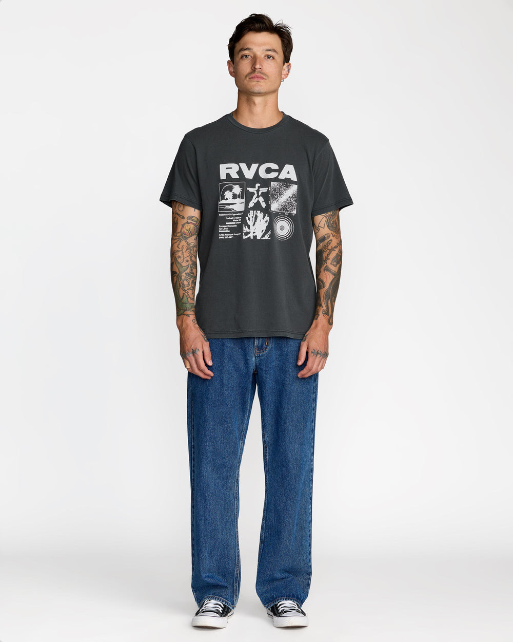 RVCA Program Tee - Pirate Black